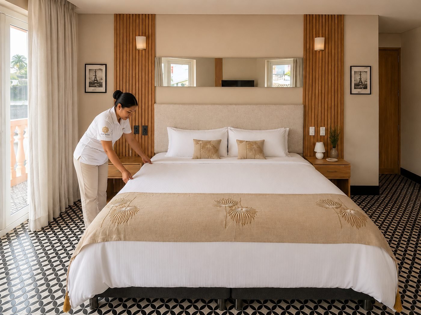 Servicio de limpieza diaria en Casa Maya Cartagena
