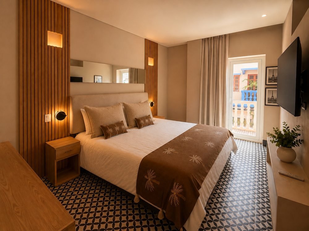 Habitación 202, Clásica con Balcón en Casa Maya Cartagena