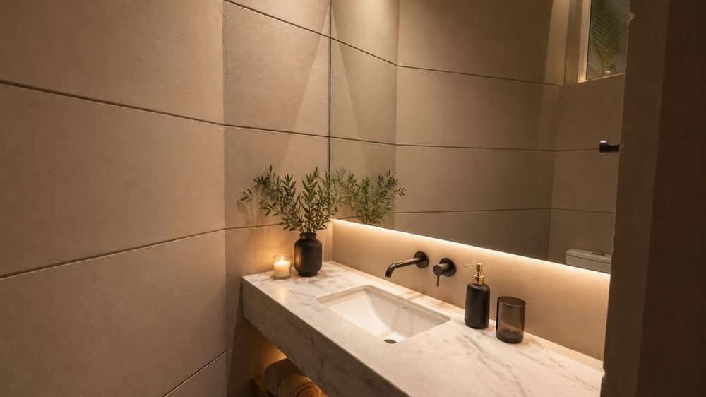 Baño privado de la Habitación 205, Boutique Interior en Casa Maya Cartagena