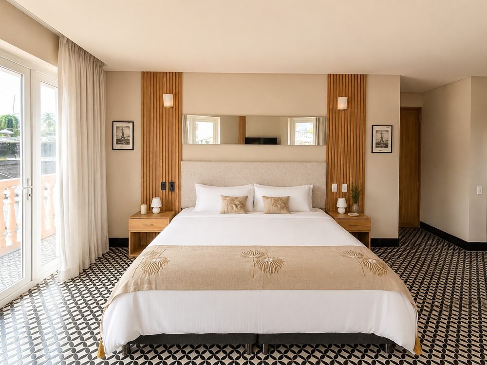 Habitación Premium Esquinera en Casa Maya Cartagena